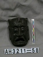 藏品(面具─鬼面)的圖片